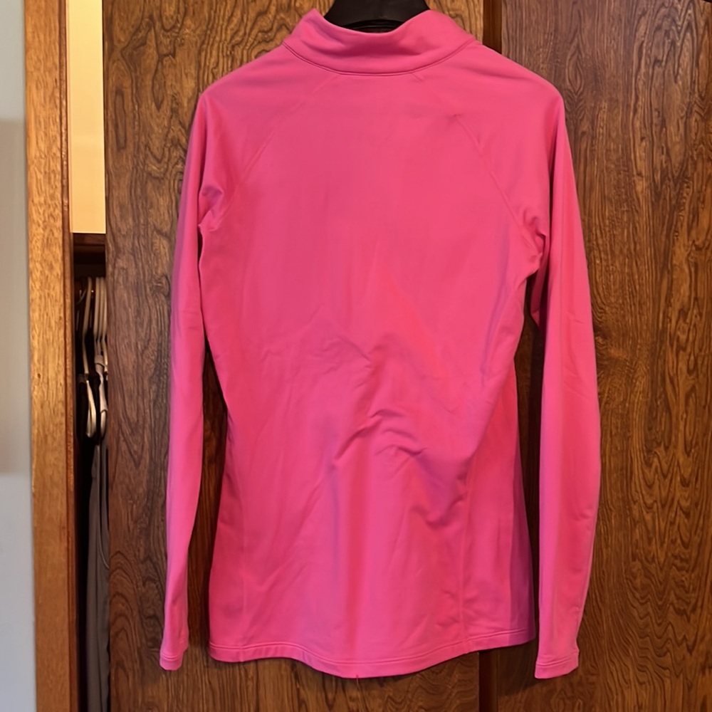 Pink Nike Pro Combat Pullover 1/4 Zip - Picture 3 of 4